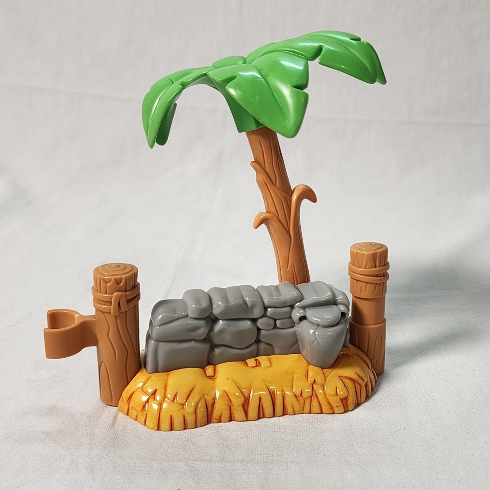 Fisher Price Little People Nativity Replacement Palm Tree Stone Fence Wall  2005